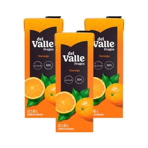 Pack Bebida FRUGOS Sabor Naranja 1.45L x3un