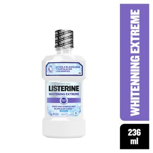 Enjuague bucal LISTERINE Whitening extreme menta Botella 236ml