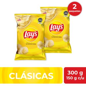 Pack Papas LAY'S Clásicas Bolsa 150g x2un