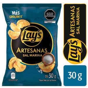 Papas LAY'S Artesanas Sal Marina Bolsa 30g