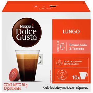 Café Lungo NESCAFÉ Dolce Gusto Caja 10un