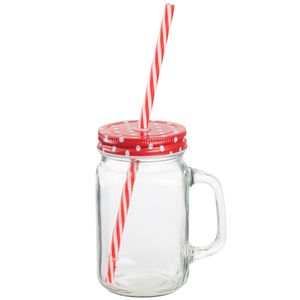Mason Jar DECO HOME OI25 500ml c/Tapa Colores Varios