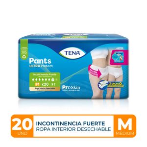 Ropa Interior Desechable TENA Pants Ultra Incontinencia Fuerte Talla M Paquete 20un