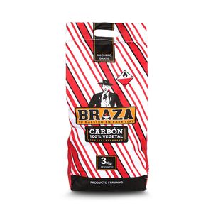 Carbón BRAZA Bolsa 3Kg