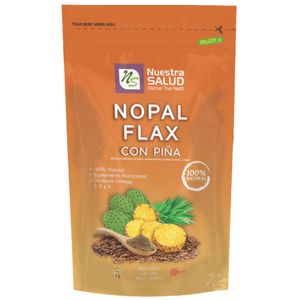 Infusiones NUESTRA SALUD Nopal Flax Piña Doypack 354g
