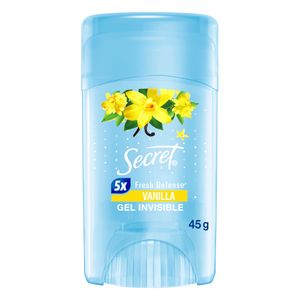 Desodorante en Gel SECRET Vainilla Frasco 45g