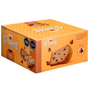 Panetón GLORIA PASION Algarrobina con Chispas de Chocolate Caja 500g
