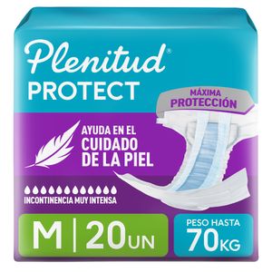 Pañales PLENITUD Incontinencia Severa Talla M Paquete 20un