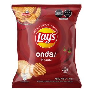 Papas LAY'S Ondas Picante Bolsa 140g