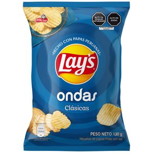 Papas LAY'S Ondas Clásicas Bolsa 140g