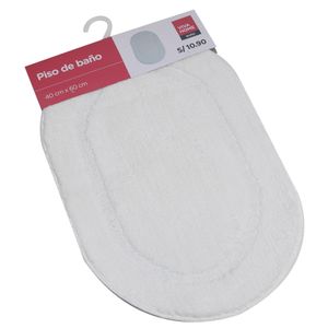 Piso de Baño Oval VIVA HOME Blanco