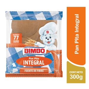 Pan Pita Integral BIMBO Bolsa 300g