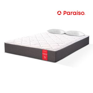 Colchón PARAÍSO Su Majestad One Side Queen + 2 Almohadas + Protector
