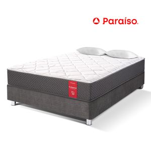 Cama PARAÍSO Su Majestad One Side 2 Plazas + 2 Almohadas + Protector