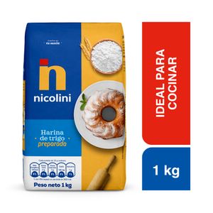 Harina de Trigo NICOLINI Preparada Bolsa 1Kg