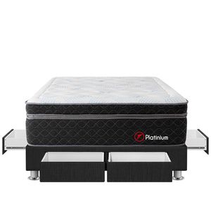 Cama 4 Cajones FORLI Platinium Pocket 2 Plazas