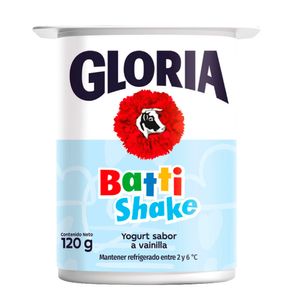 Yogurt GLORIA Batti Shake Vainilla Vaso 120g