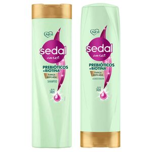 Pack SEDAL Shampoo Prebióticos + Biotina Frasco 340ml + Acondicionador Prebióticos + Biotina Frasco 340ml
