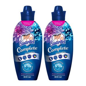 Pack Suavizante SUAVITEL Complete Fresca Primavera Botella 1.3 L x 2un