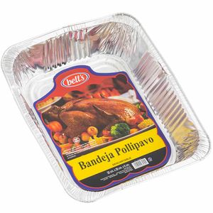 Bandeja PolliPavo BELL'S Aluminio 1un